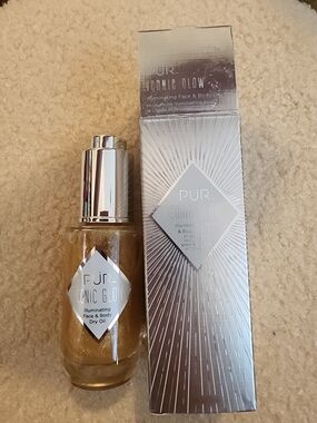Pur Iconic Glow Illuminating Face & Body Dry Oil - Gold